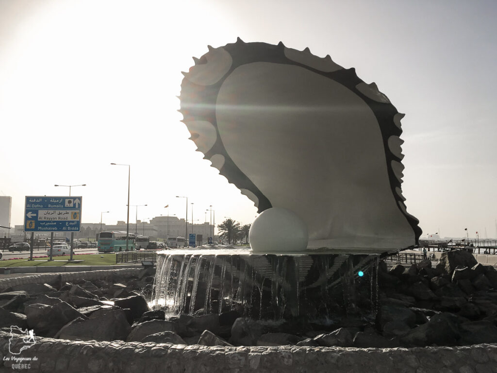 The Pearl, un monument à Doha dans notre article Visiter Doha au Qatar : Que faire pendant une escale à Doha de 24 heures #doha #qatar #voyage #escale