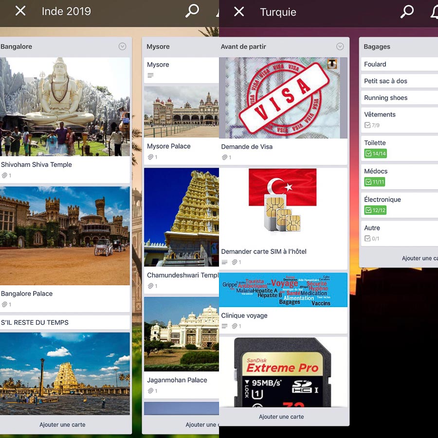 Trello, l'application pour l'organisation de ses projets dans notre article Applications voyage : 18 applications utiles pour l’organisation de son voyage #organisationvoyage #applications #voyage #astuces