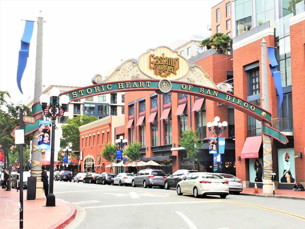 Gaslamp quartier à San Diego dans notre article Visiter San Diego aux USA : Que voir et que faire à San Diego en 3 jours #sandiego #californie #usa #voyage