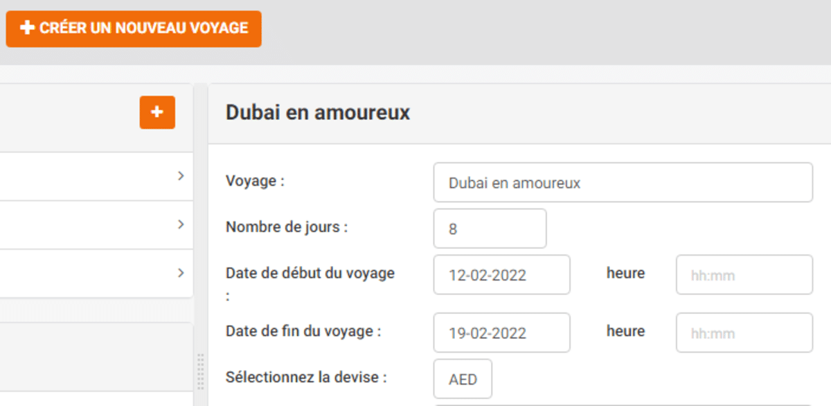 Créer un nouveau voyage avec le planificateur de voyage Planning Motion dans notre article Planificateur de voyage Planning Motion : J'ai testé pour planifier et je vous dis tout! #planificateur #voyage #planningmotion
