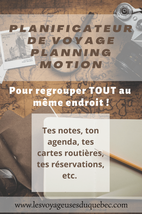 Planificateur de voyage Planning Motion : J'ai testé pour planifier et je vous dis tout! #planificateur #voyage #planningmotion