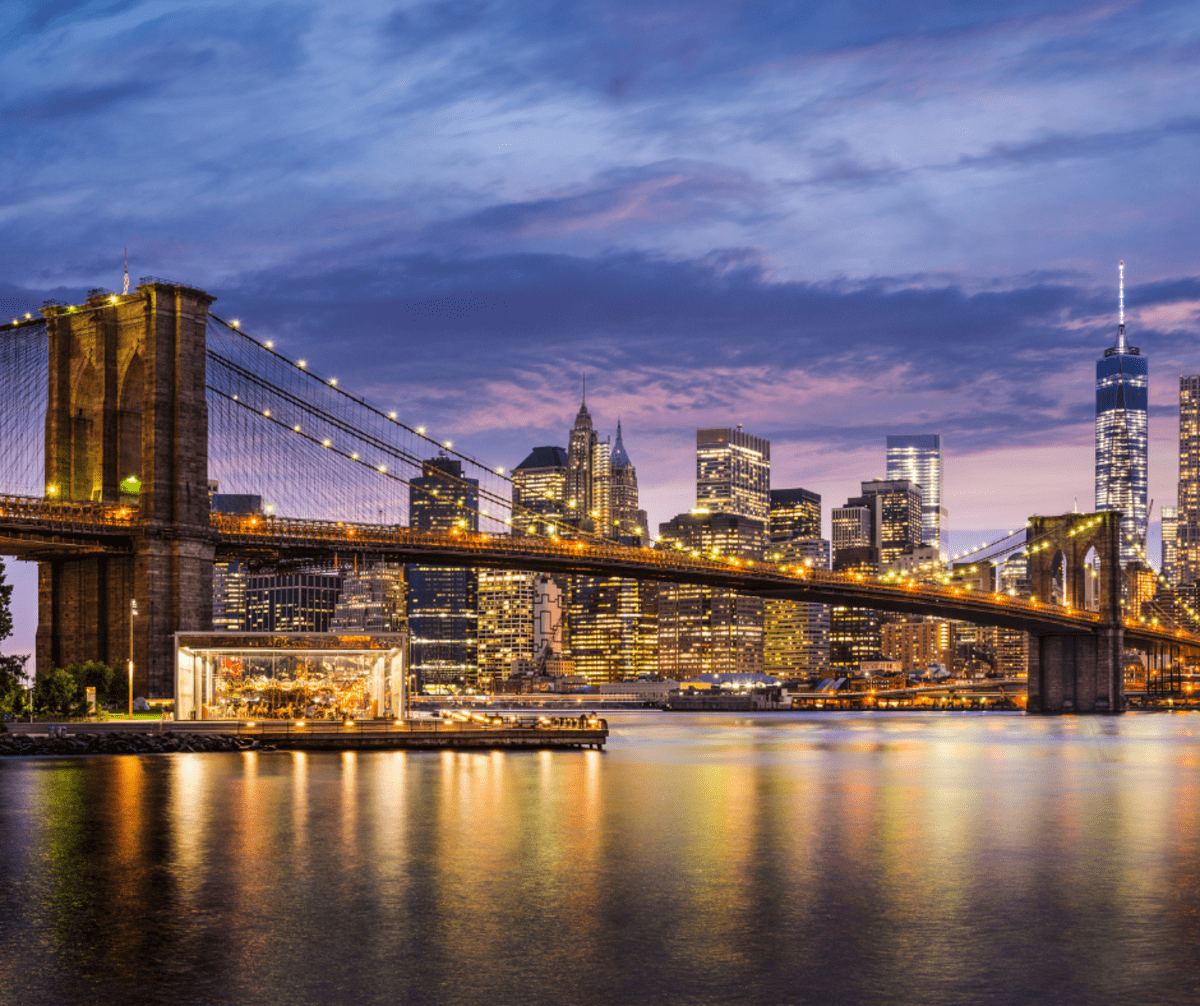 New York de soir dans notre article 5 activités à faire à New York en un weekend #newyork #usa #unitedstates 