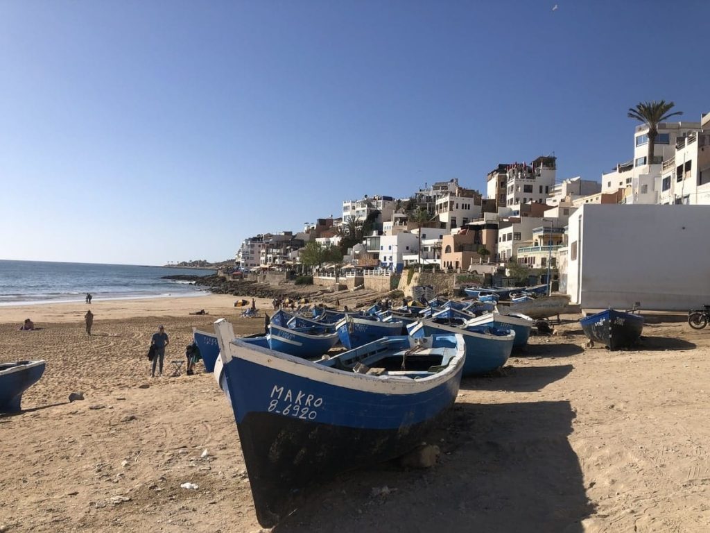 Visiter Tagazhout au Maroc lors de l'itinéraire entre femmes avec l'agence les voyageuses du Québec #maroc #afriquedunord #voyage #voyageorganise #voyageentrefemmes